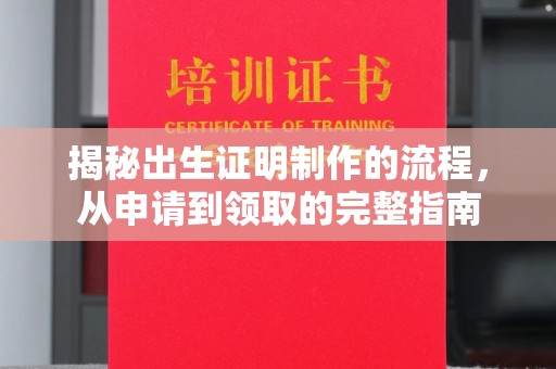 镇海揭秘出生证明制作的流程，从申请到领取的完整指南