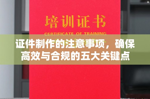 镇海证件制作的注意事项，确保高效与合规的五大关键点