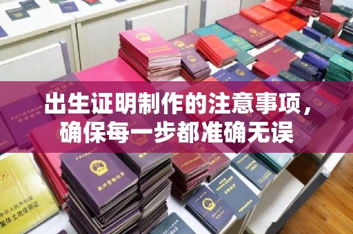 镇海出生证明制作的注意事项，确保每一步都准确无误