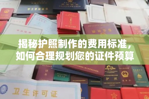 镇海揭秘护照制作的费用标准，如何合理规划您的证件预算